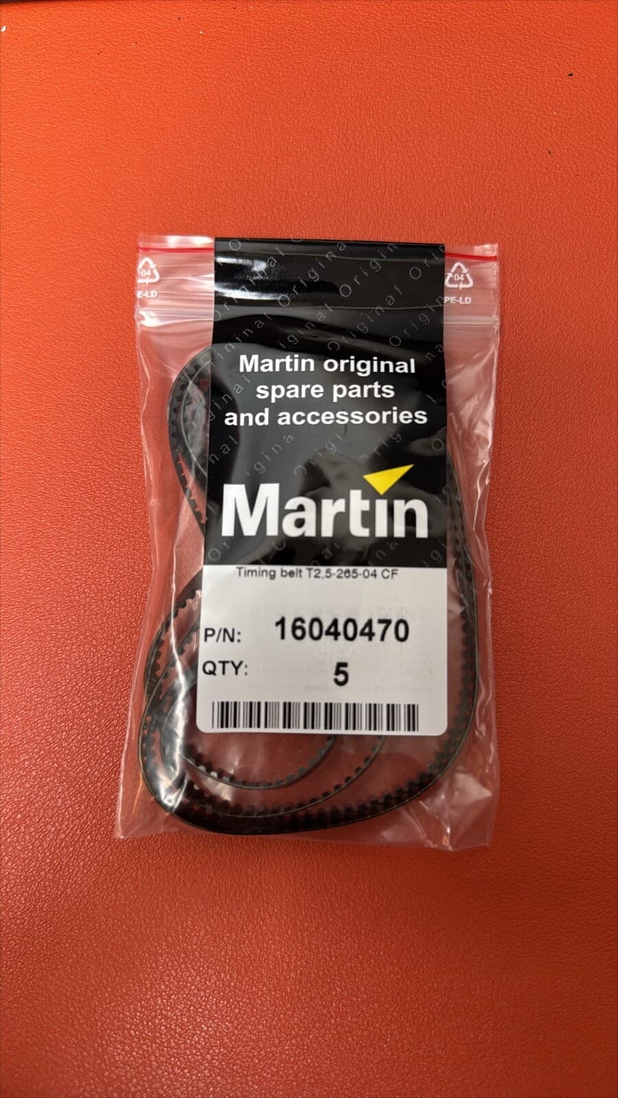 MARTIN TIMING BELT T2| 5-265-04 CF - P/N 16040470