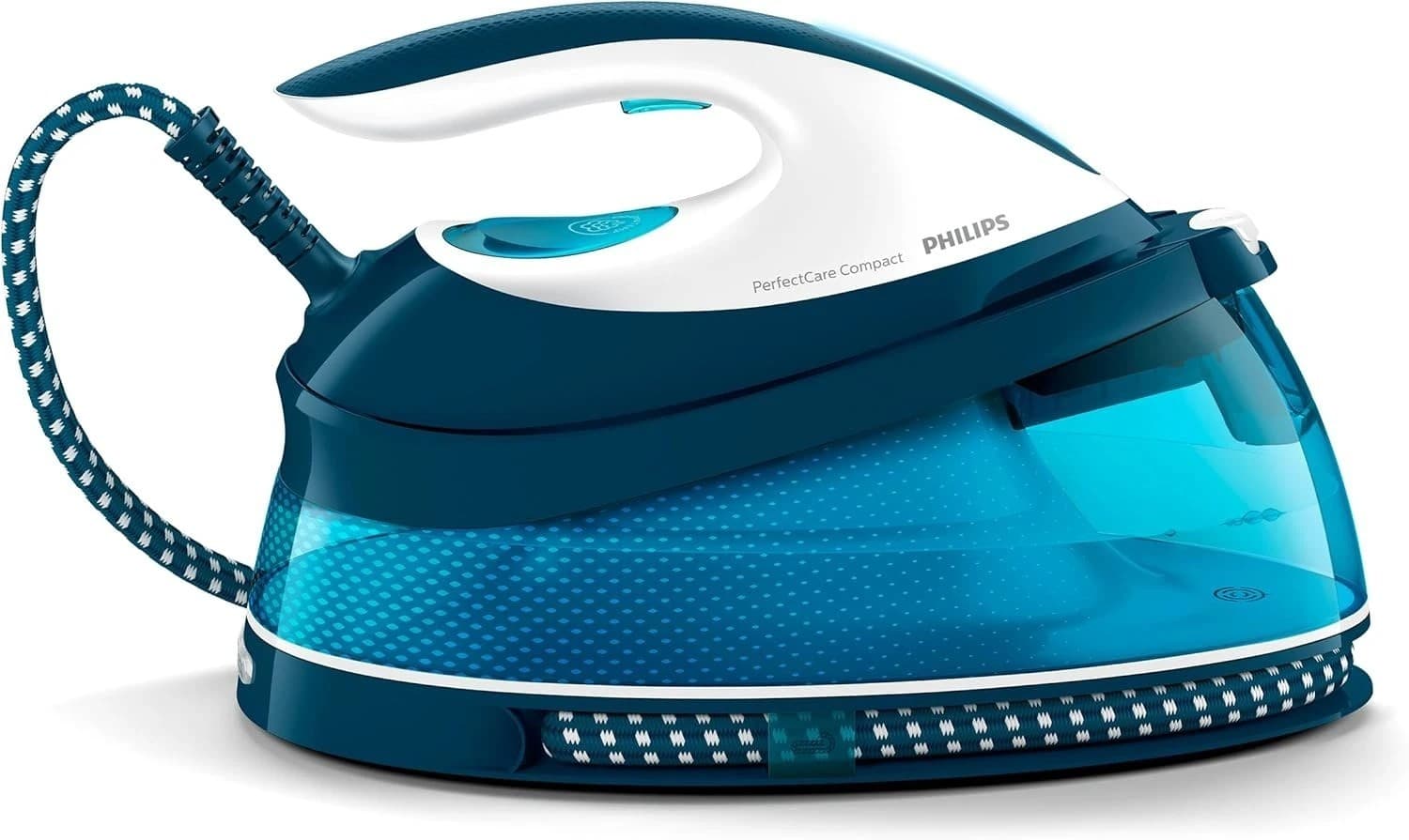 Philips Perfect Care Compact Steam Generator Iron 2400W/1.5L - Blue (GC7840/26)