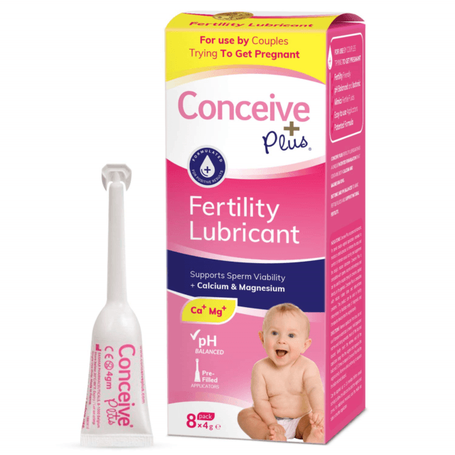 Conceive Plus 4g Fertility Lubrication Supports Sperm Viability - 8 Pre-Filled