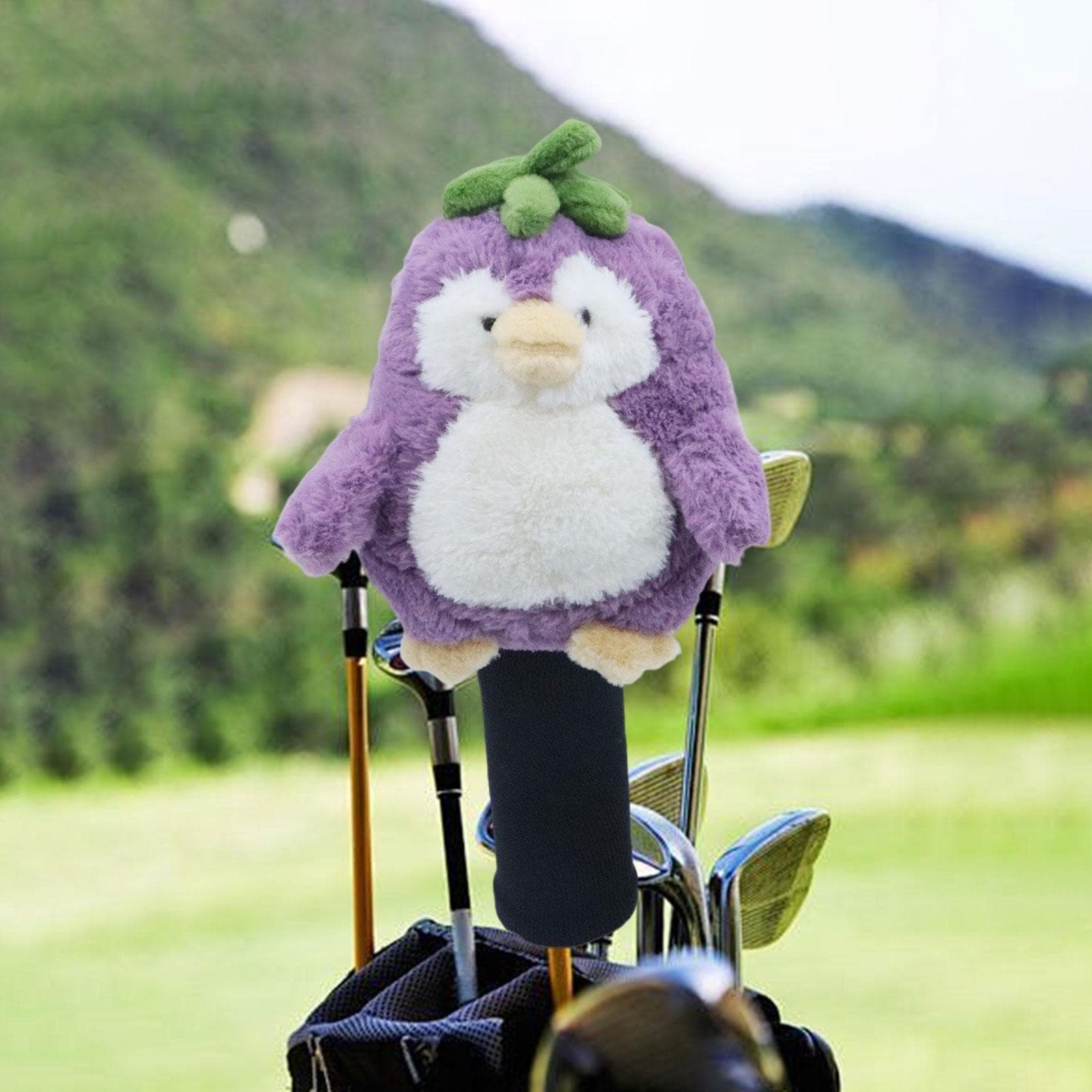 Plush Animal Driver Head Cover Protection Sleeve Novelty Adorable Scratch