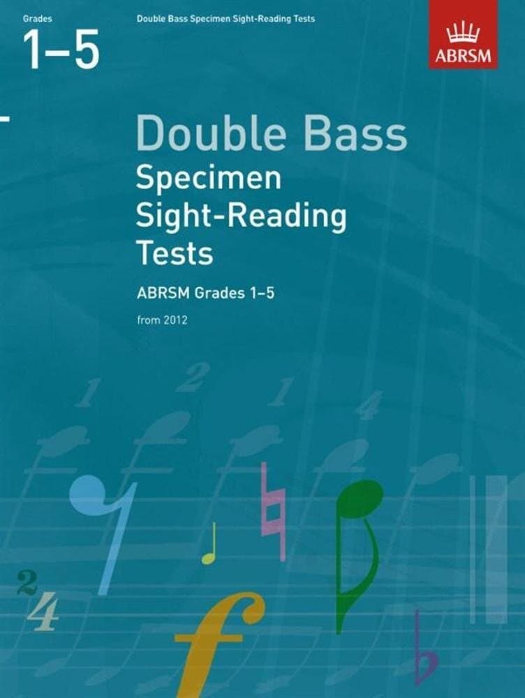 Double Bass Specimen Sight-Reading Tests ABRSM Grades 1-5 from 2012 ABRSM Sig...