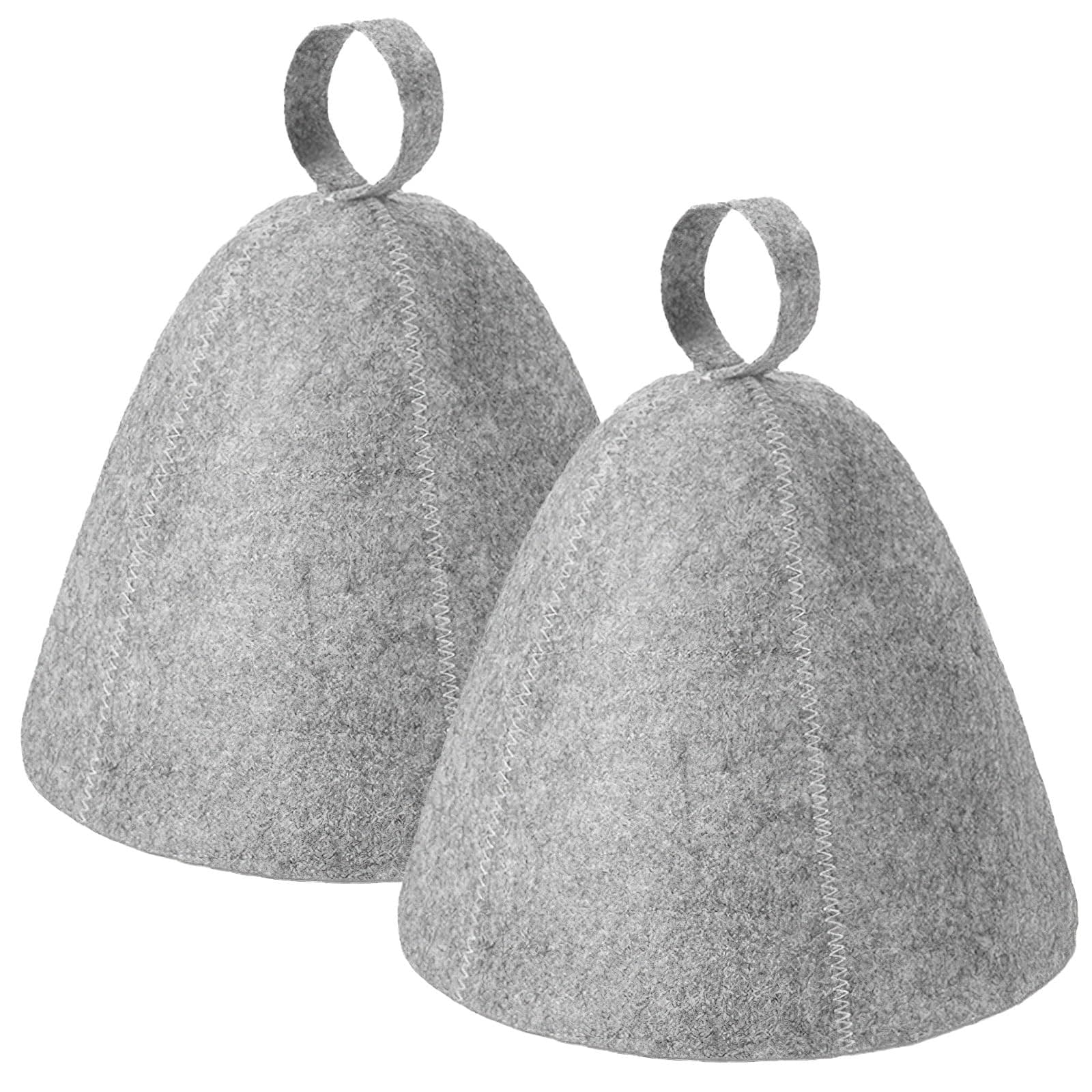 CYMYGS 2PCS Sauna Hat| Unisex Bathroom Wool Hat for Women and yellow