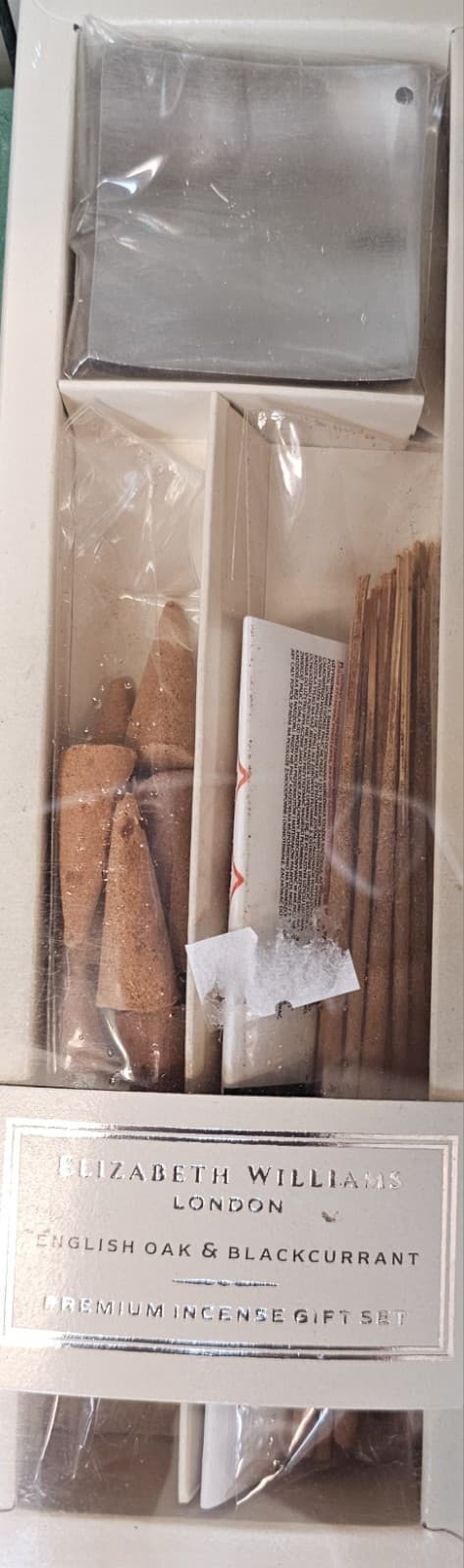 Elizabeth Williams Lobdon English Oak And Blackcurrant Incense Set
