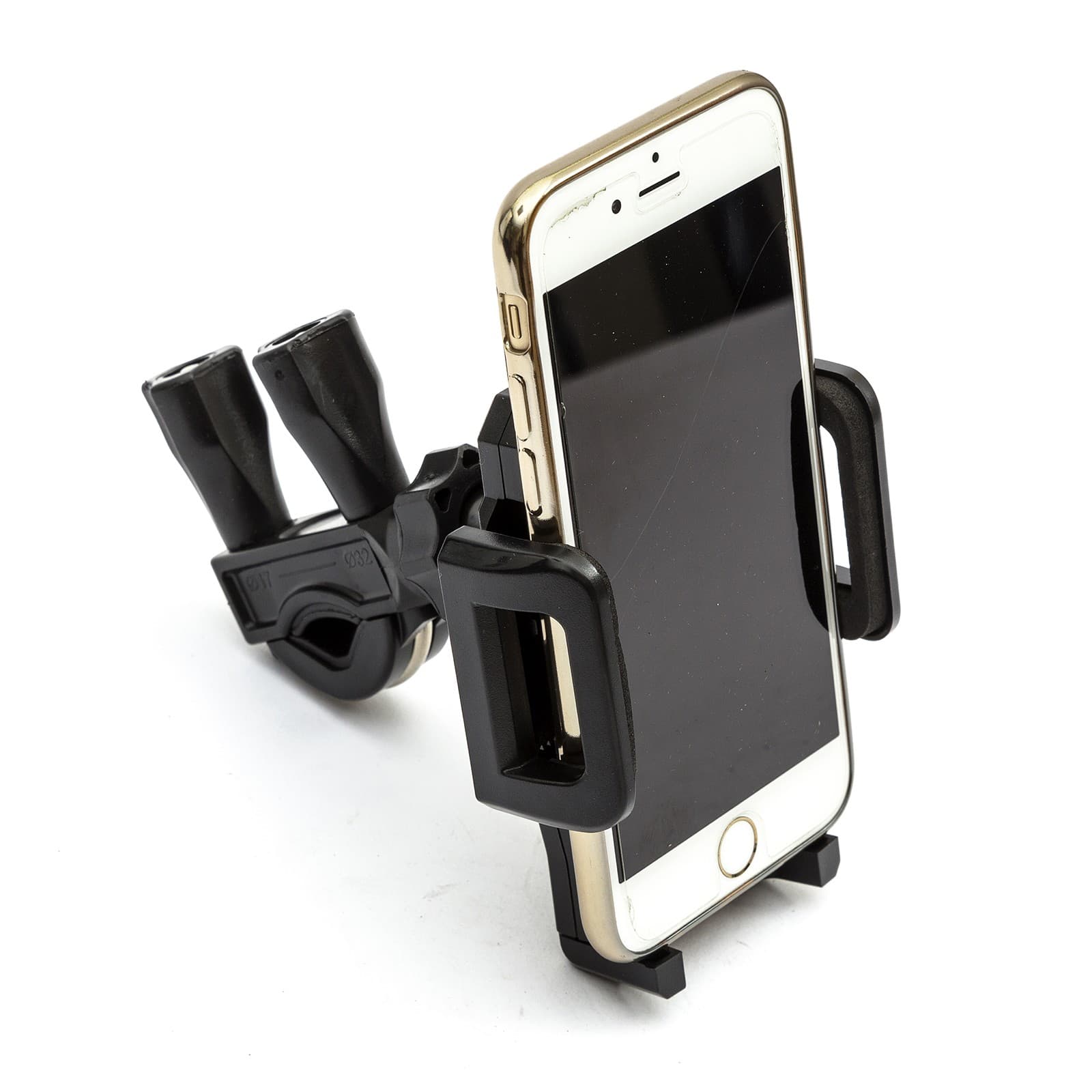 Mobile Phone Holder Mobility Scooter Handlebar Mount Joystick Clamp For Samsungs
