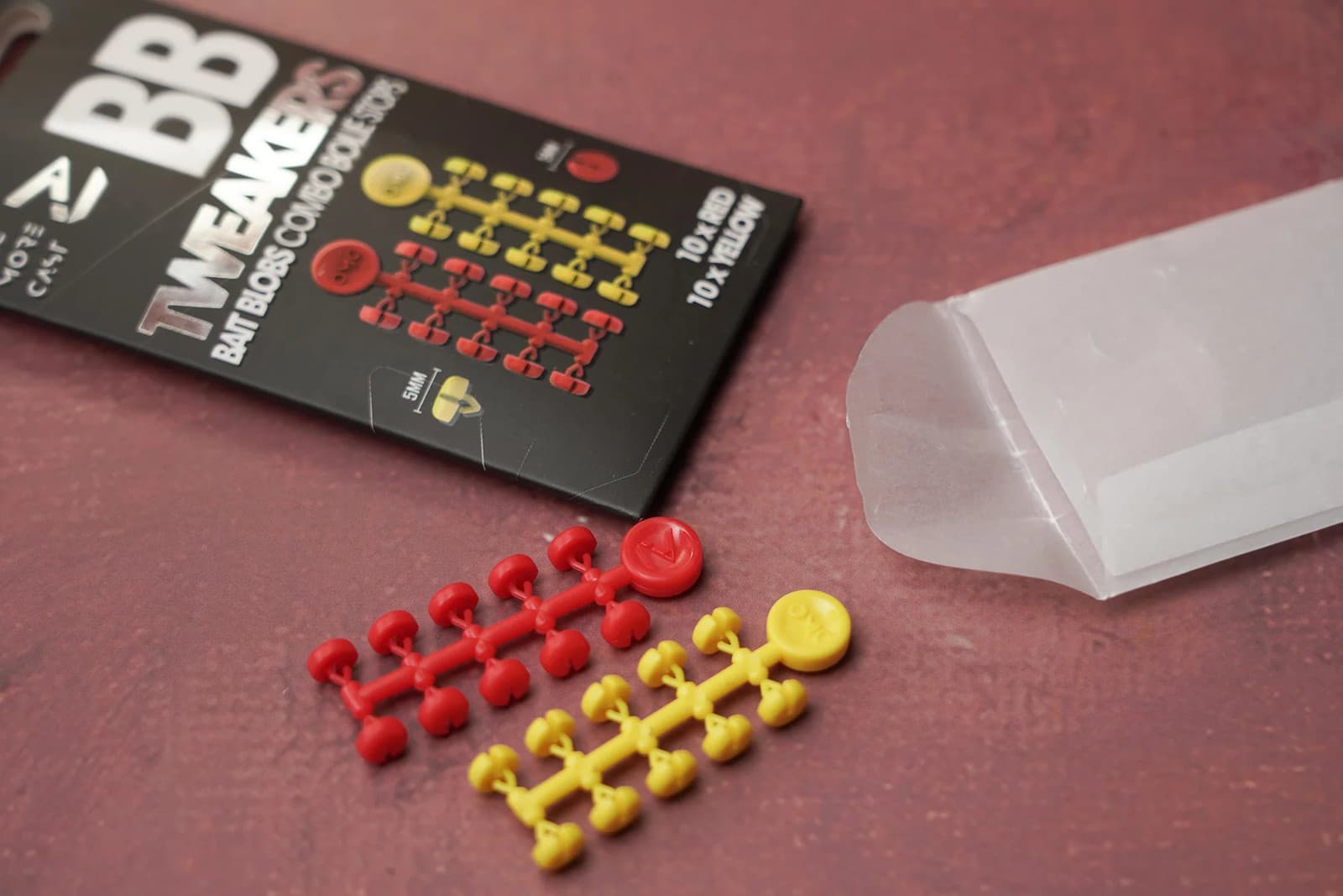 OMC One More Cast Tweakers Bait Blobs Red and Yellow view 2