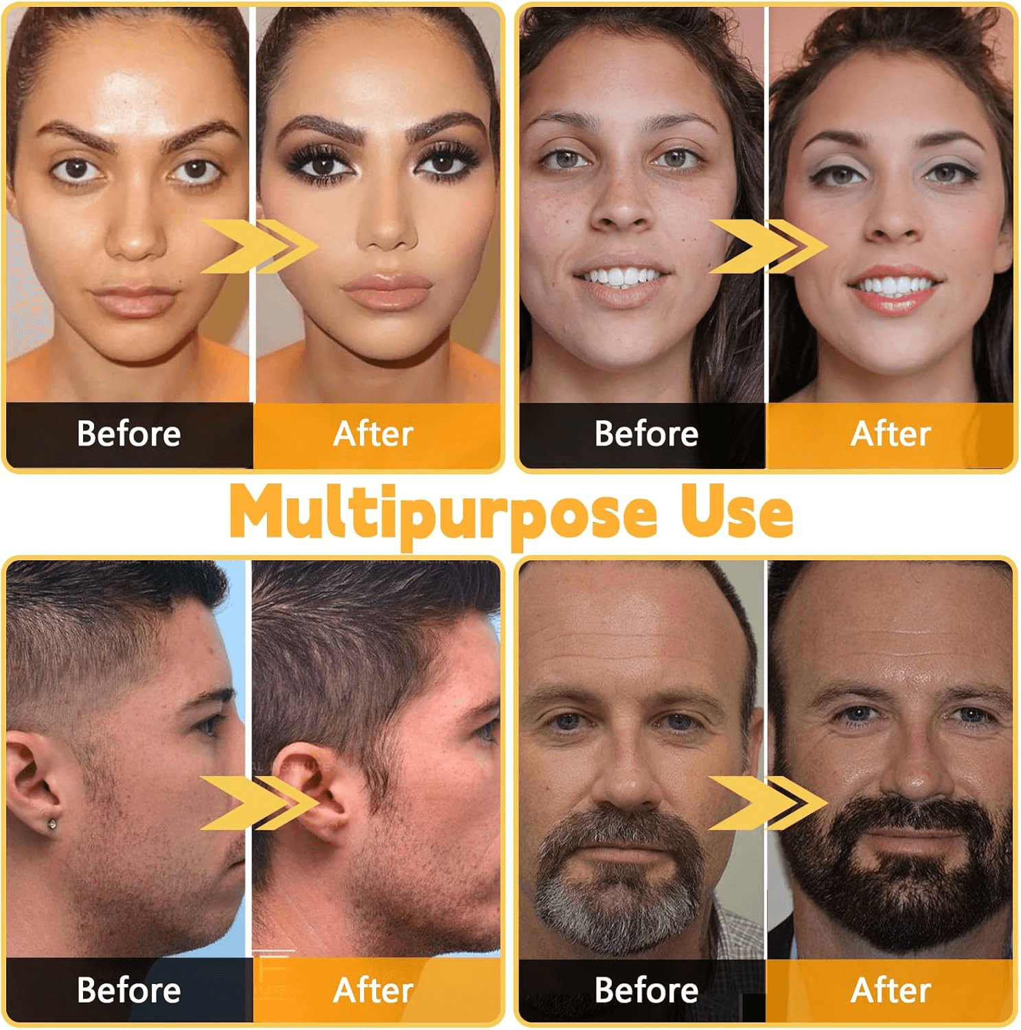 Root Touch up Dark Brown| Hair Mascara for Grey Hair| Water-Resistant Hair Root view 2