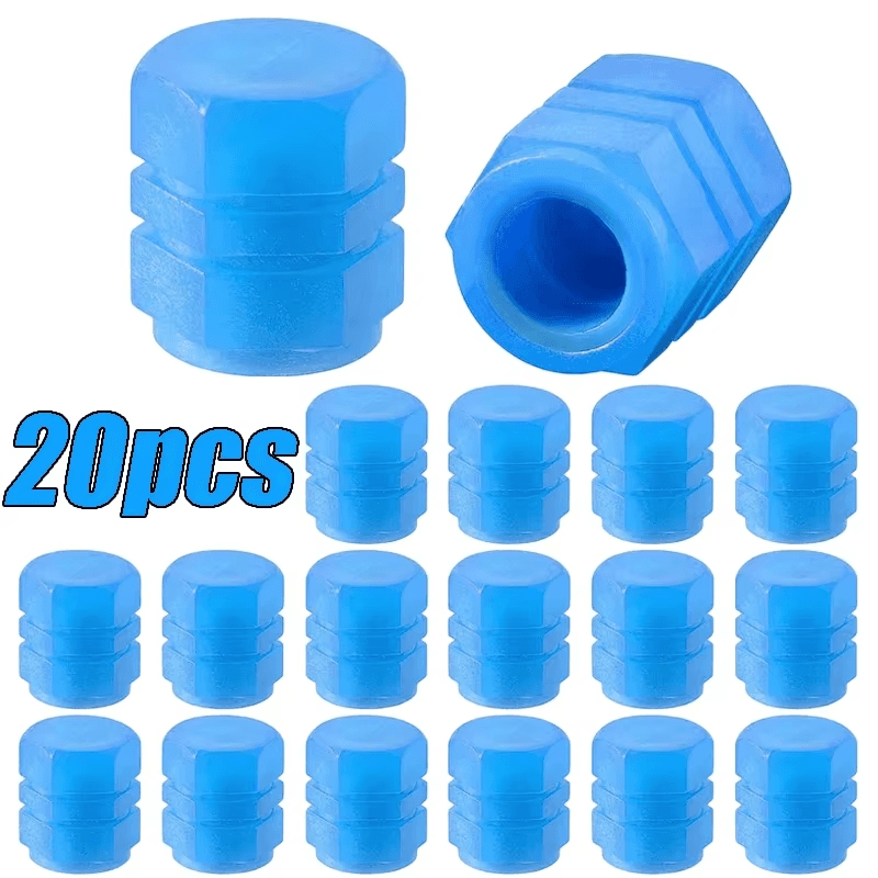 1/40Pcs Luminous Car Tire Valve Cap Motorcycle Bike Wheel Nozzle Dustproof Tyre