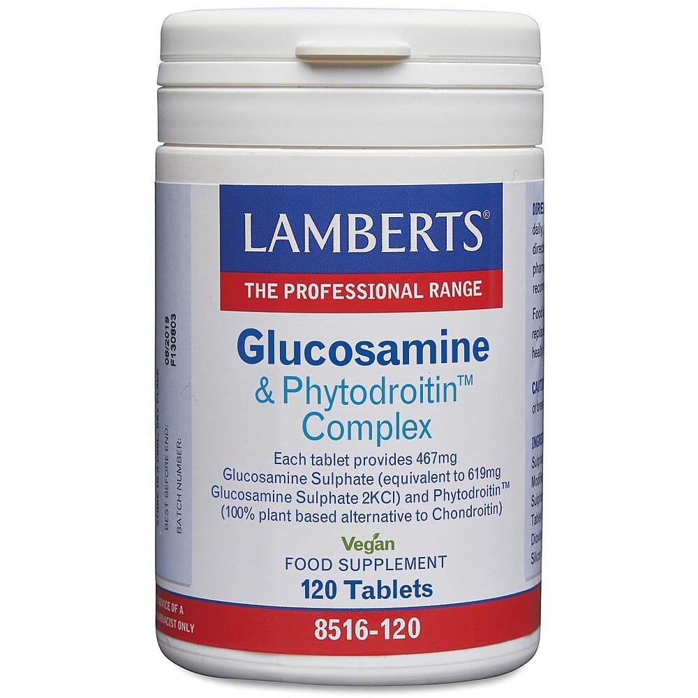 Lamberts Glucosamine and Phytodroitin Complex Tablets (120) BBE 02/2029