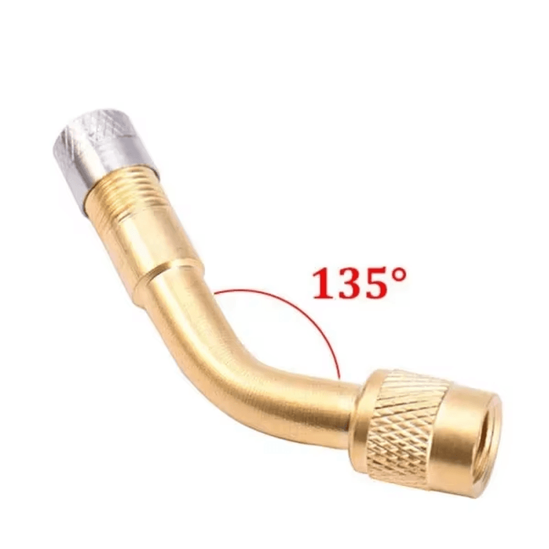 45 90 135 Degree Angle Bent Valve Adaptor Tyre Tube Valve Extension Adapter for