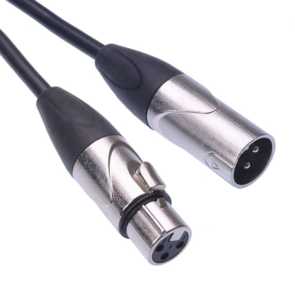 5m DMX 3 Pin Male to Female Lighting XLR Extension Lead