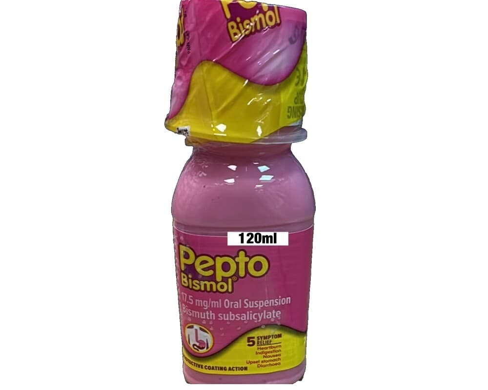 Pepto-Bismol Liquid Suspension 120ml Expiry 05/2027