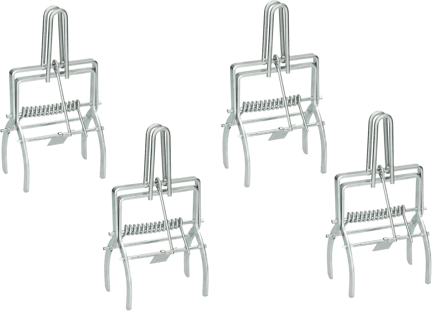 4X Pack of Heavy Duty Mole Claw Scissor Traps Fast Humane Kill (4)