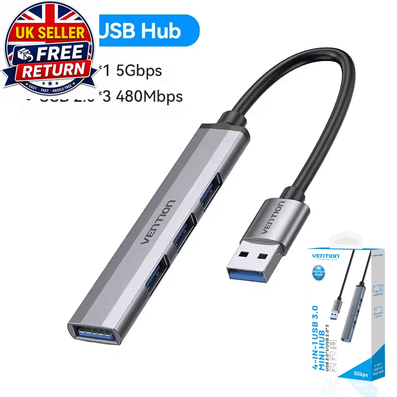 4 in 1 USB 3.0 Hub Multi Splitter USB 2.0 OTG Hub Adapter for PC Laptop Macbook