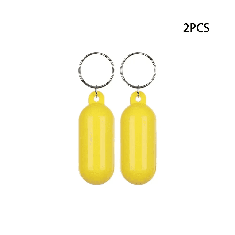 100% Brand New 2Pcs Floating Keyring Fender Buoyant Key Ring Marine Sailing Boat