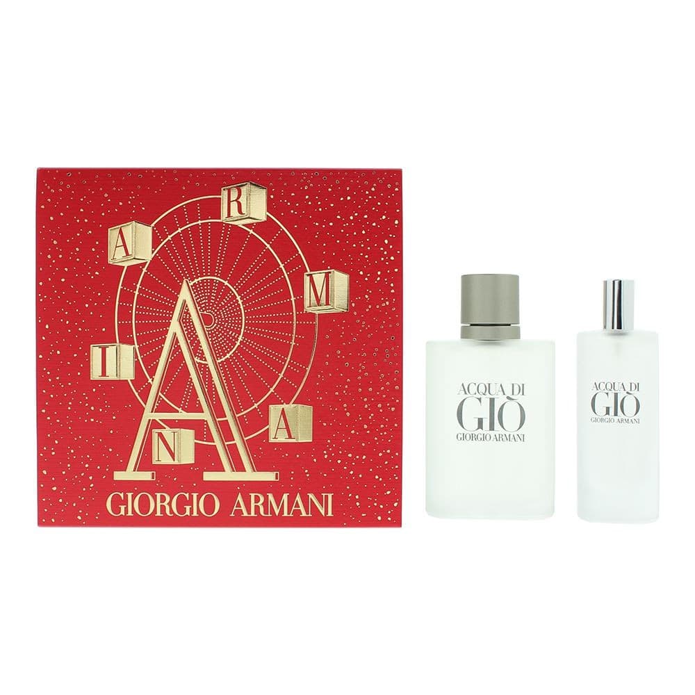 Giorgio Armani Acqua Di Gio Eau De Toilette 50ml + Eau De Toilette 15ml Gift Set