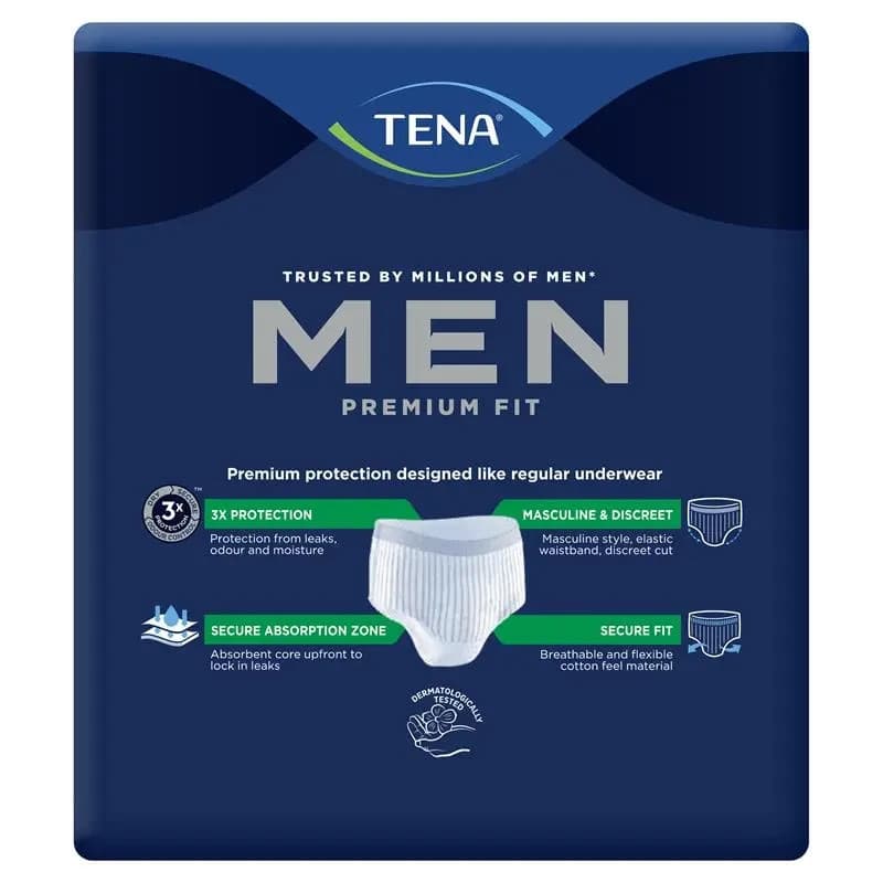 Tena Men Premium Fit Protective Underwear Level 4 - L/XL (12 Packs of 8)(96 Pack view 2