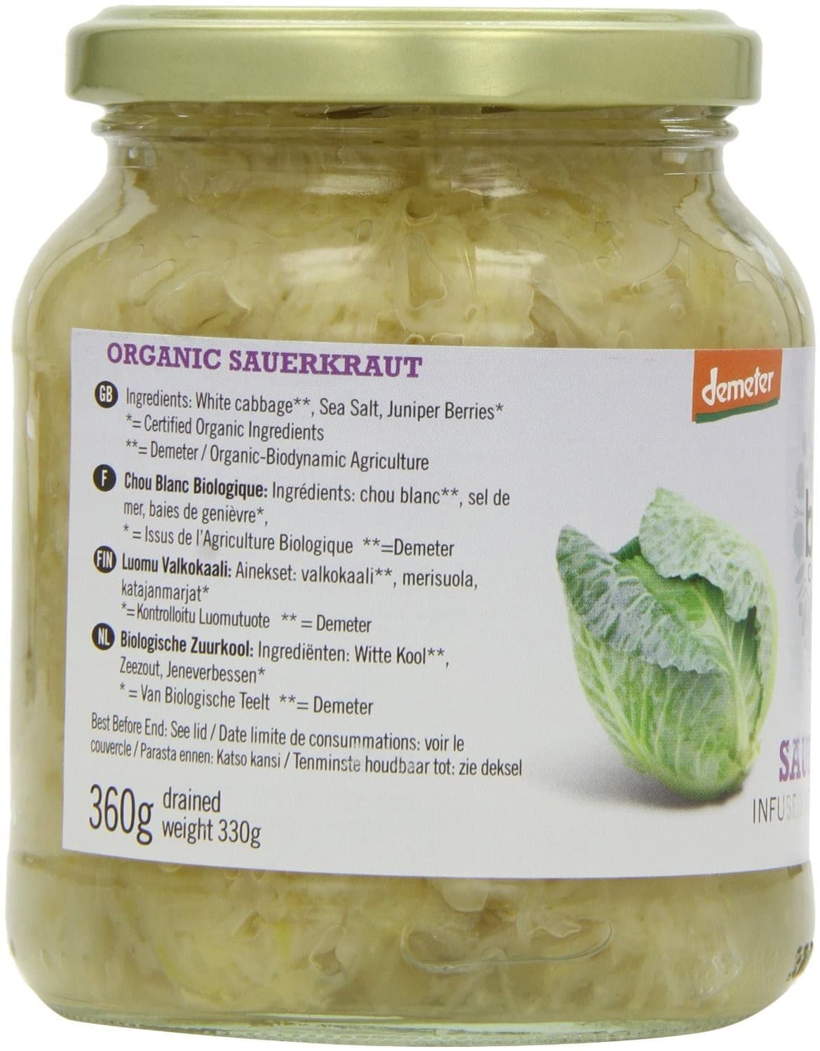 Biona | Sauerkraut - Organic | 4 x 360g view 2