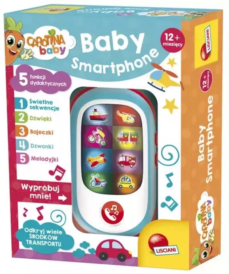 Smartfon 5 funkcji Lisciani