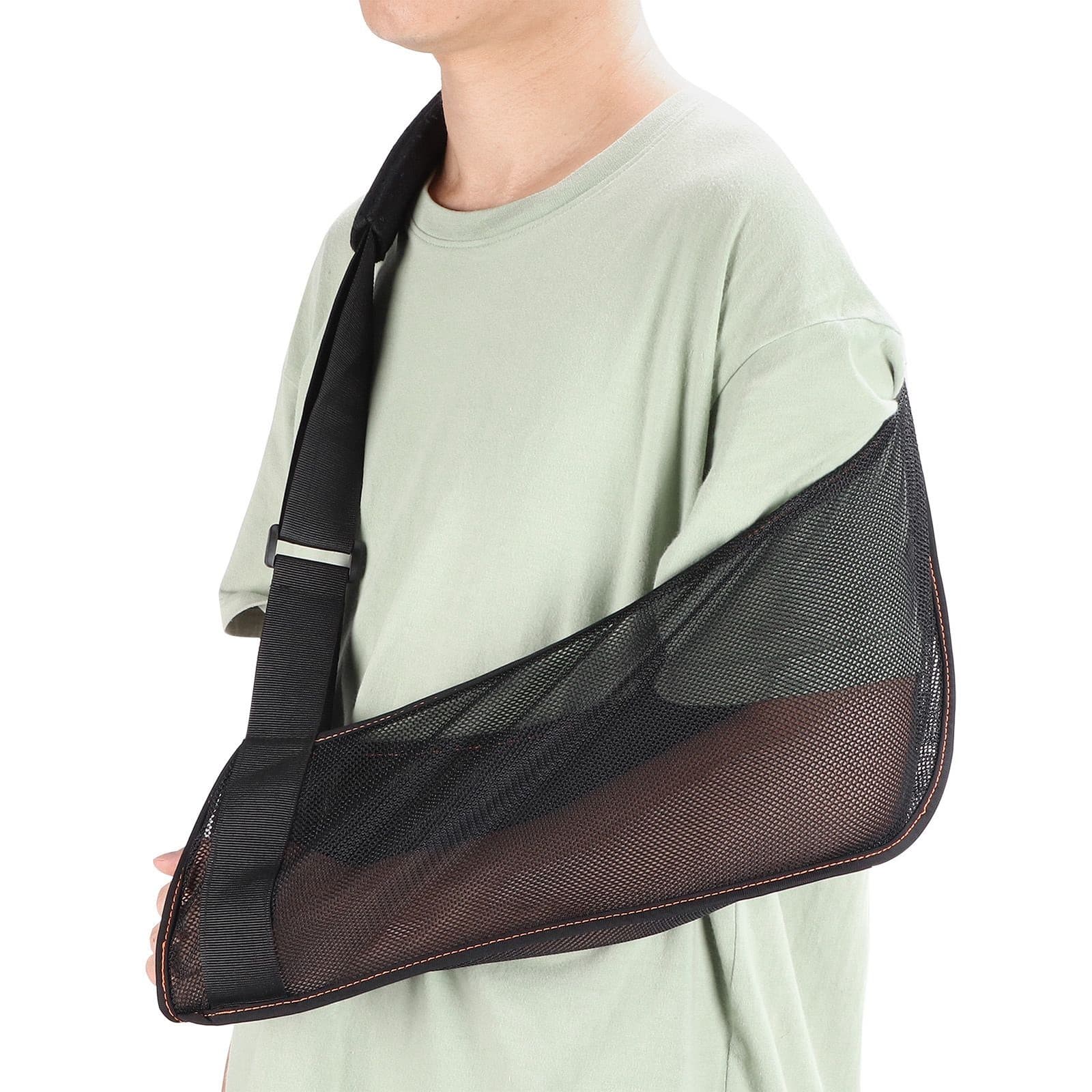 Mesh Arm Shoulder Sling Adjustable Shoulder Immobilizer For Arm Fracture Rec ECM view 2
