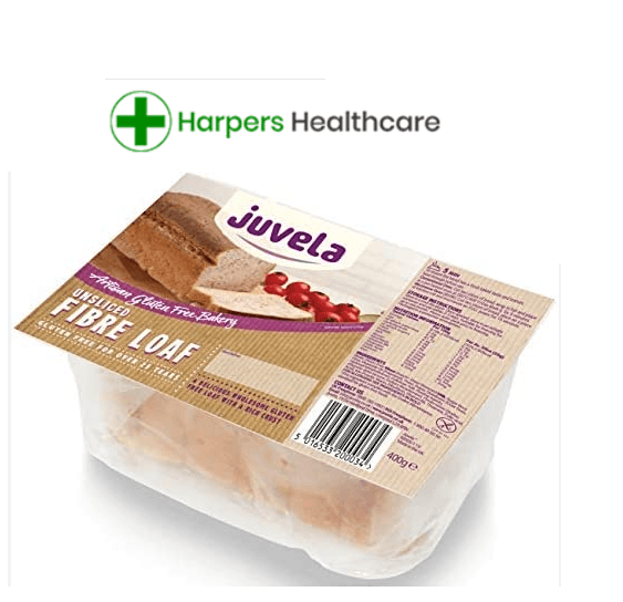 Juvela Gluten-Free Fibre Unsliced bread Loaf 400g x1 EGG and SOYA FREE