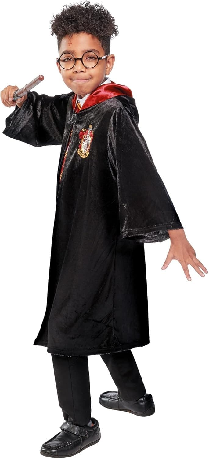 Rubies Official Harry Potter Gryffindor Deluxe Robe for Kids Size 7 to 8 Years