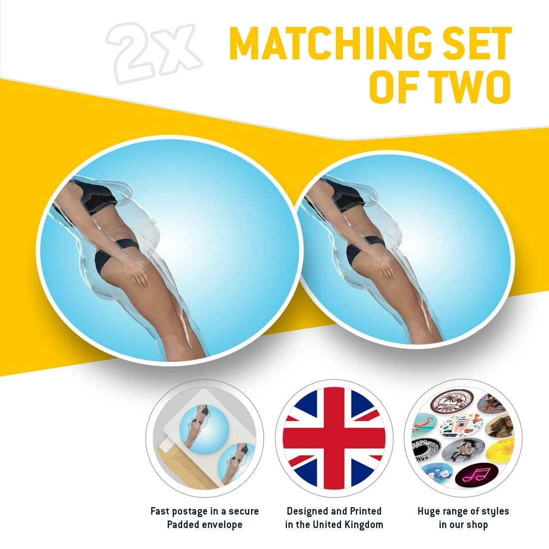 2 x Vinyl Stickers 20cm  - Body Ideal Health Obesity Weight Loss  #44413 view 2