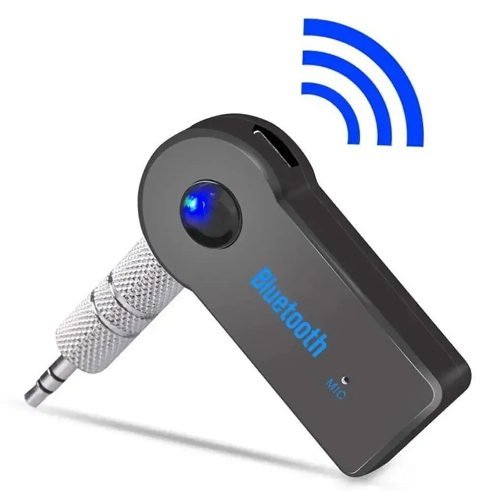 Bluetooth 5.0 AUX Adapter 3.5mm Jack Car Receiver Wireless Hands-Free Mic