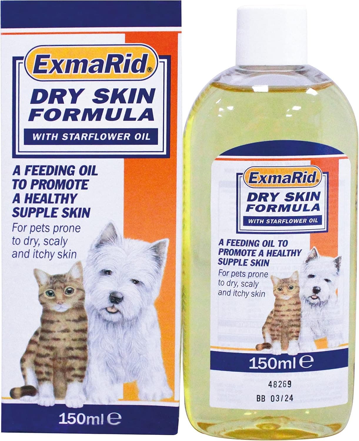Exmarid Dry Skin Formula Supplement for Dogs with 150 ml (Pack of 1)