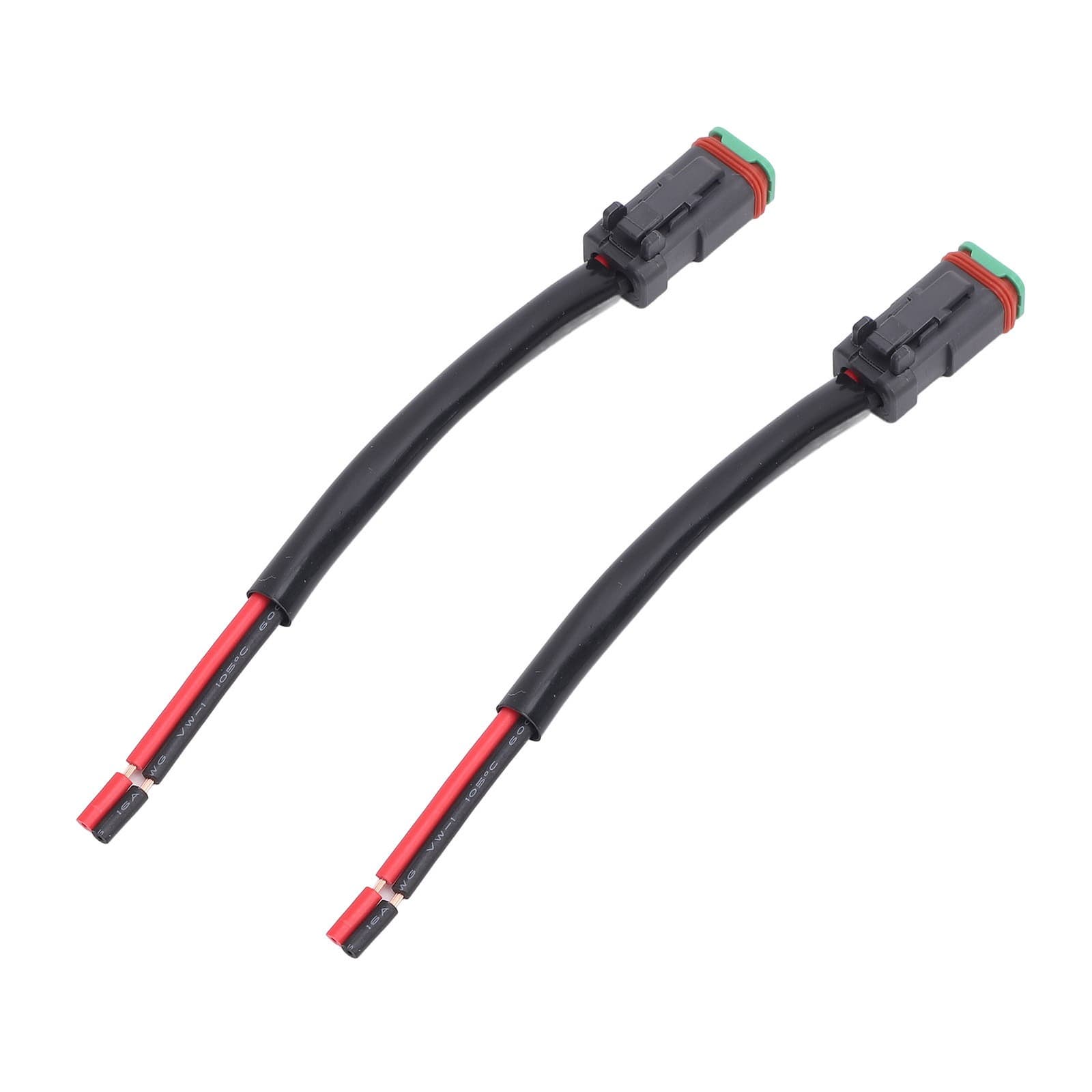 Auto Pair Of 2-Pin Dt Connectors Rubber-Copper Waterproof Dt Electrical Wire view 2
