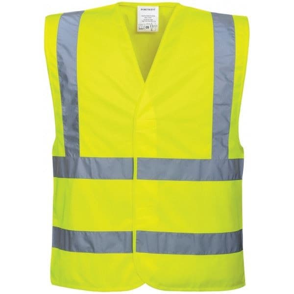Portwest Hi-Vis Vest - Yellow - Xx Large/Xxx Large