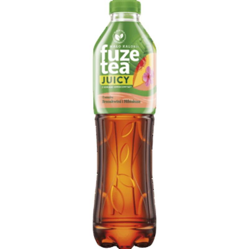 5000112679946 FuzeTea Juicy Peach Hibiscus 1,5 l Coca‑Cola HBC Polska Sp. z o.o.