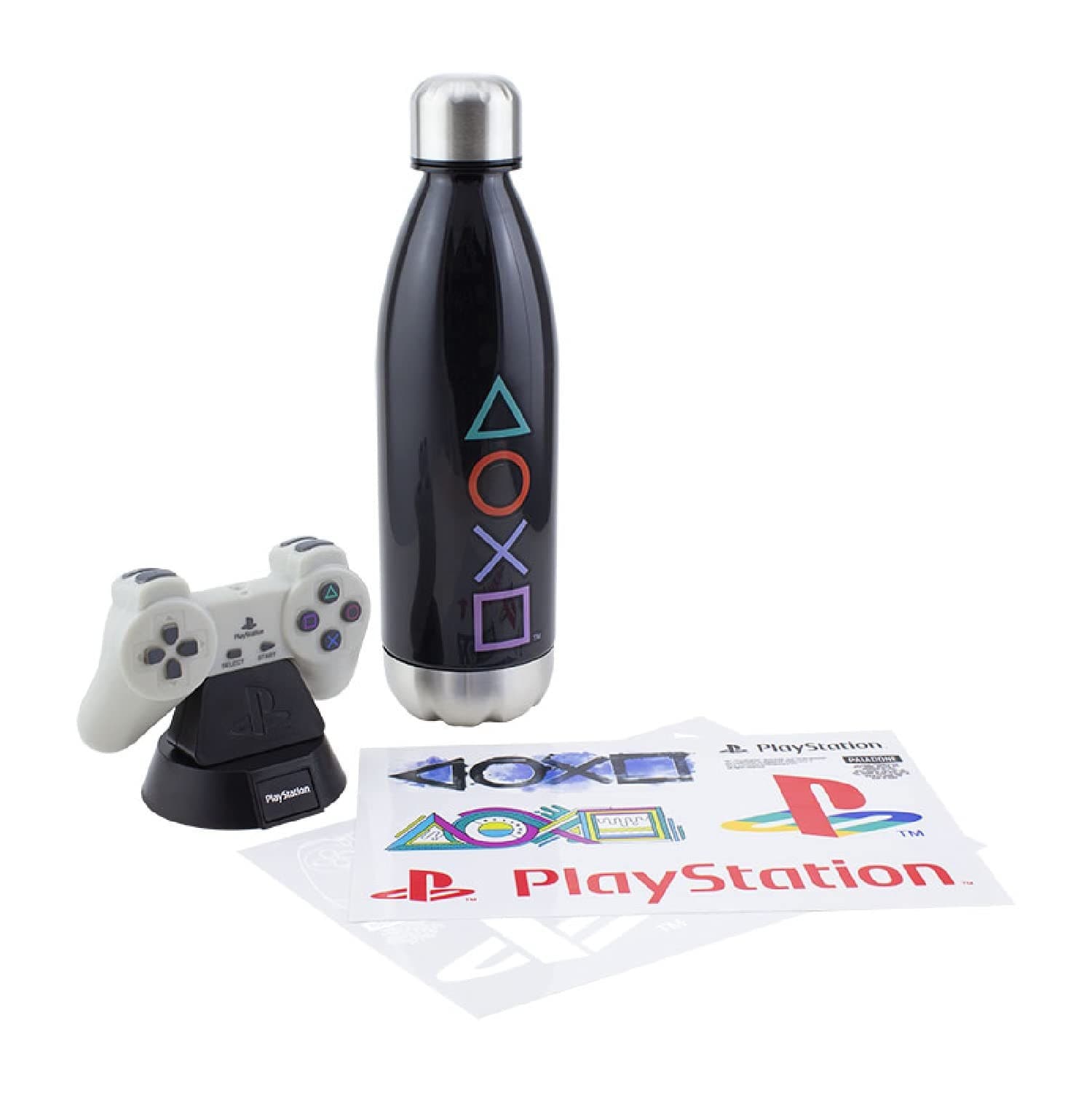 Playstation Paladone Gift Set 3 In 1 Playstation (Icons+Borraccia+Ades. NEW