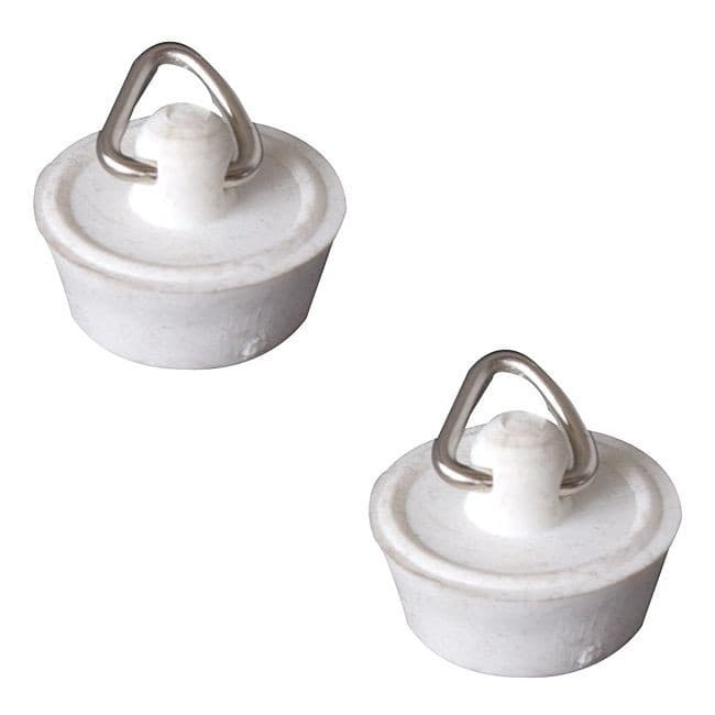 CARAVAN SINK/BASIN PAIR OF WASTE PLUGS -   7/8\" X 2