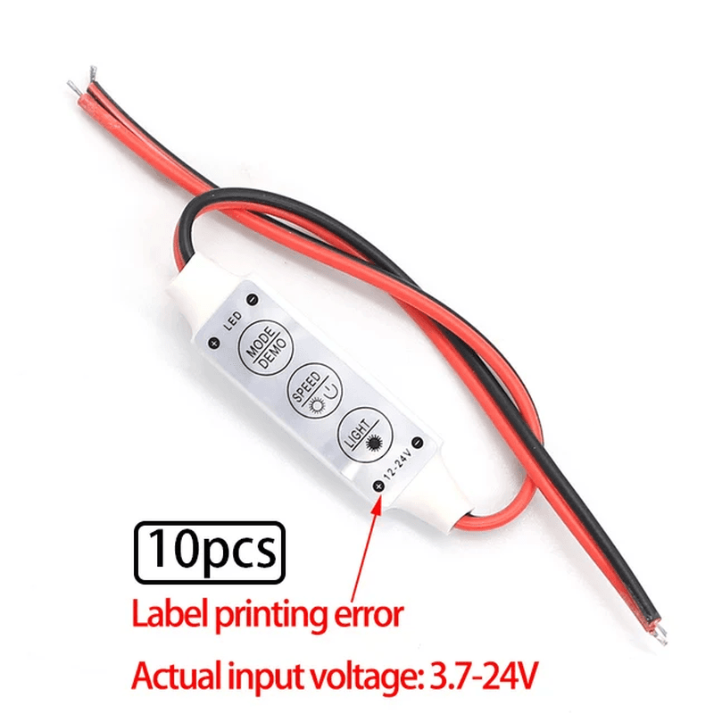 10Pcs Rc Car Accessories Drift Car Led Wheel Eyebrow Chassis Dazzle Light for Tr