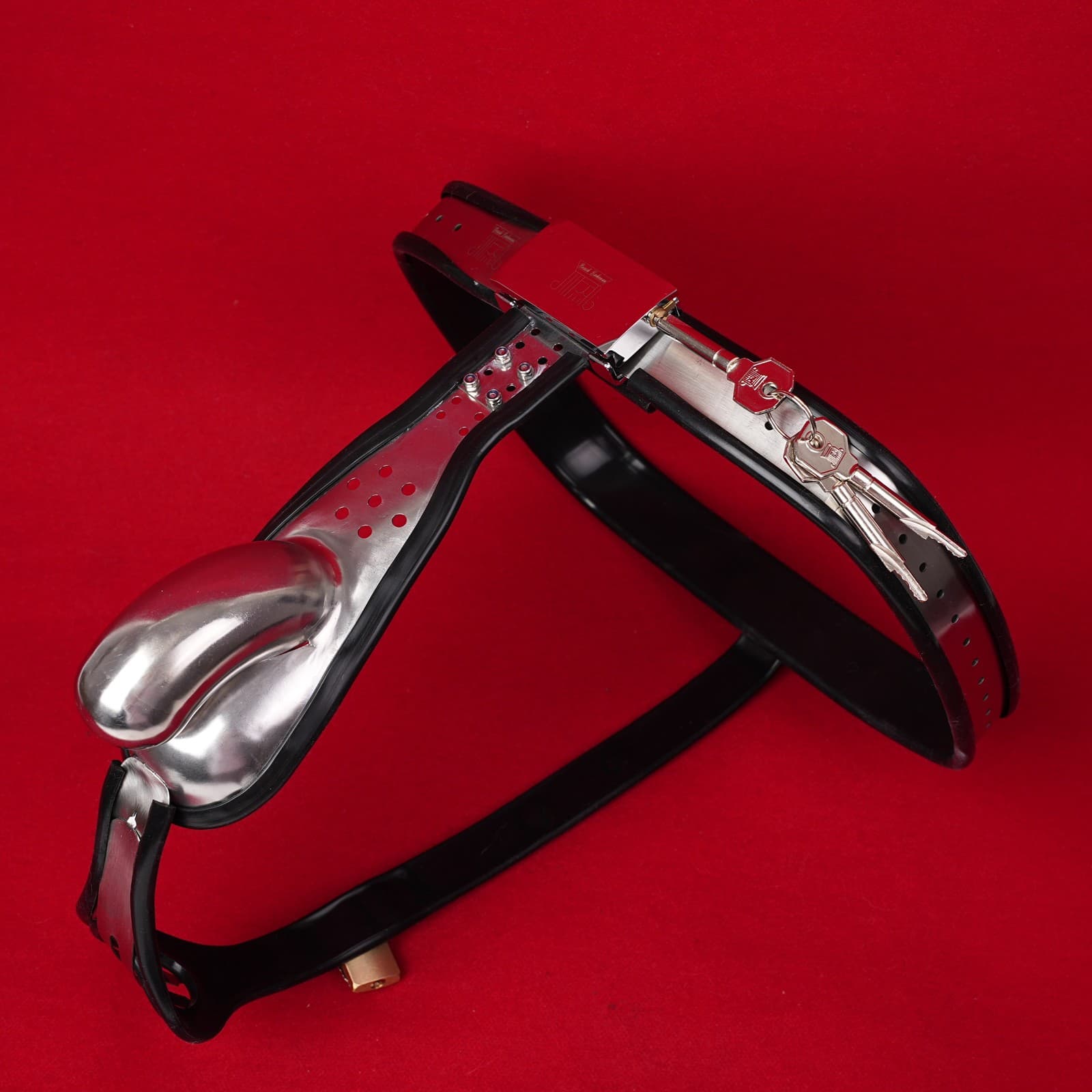 Male T Type Chasity Belt Panty Cage Underwear Lockable Pants Restraint Stainless