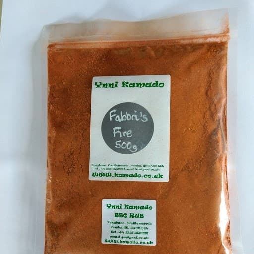 Ynni Kamado FABBRI'S FIRE Dry BBQ Rub 500g,EXTRA HOT,BeerCan,Marinade,Smoke TQR!