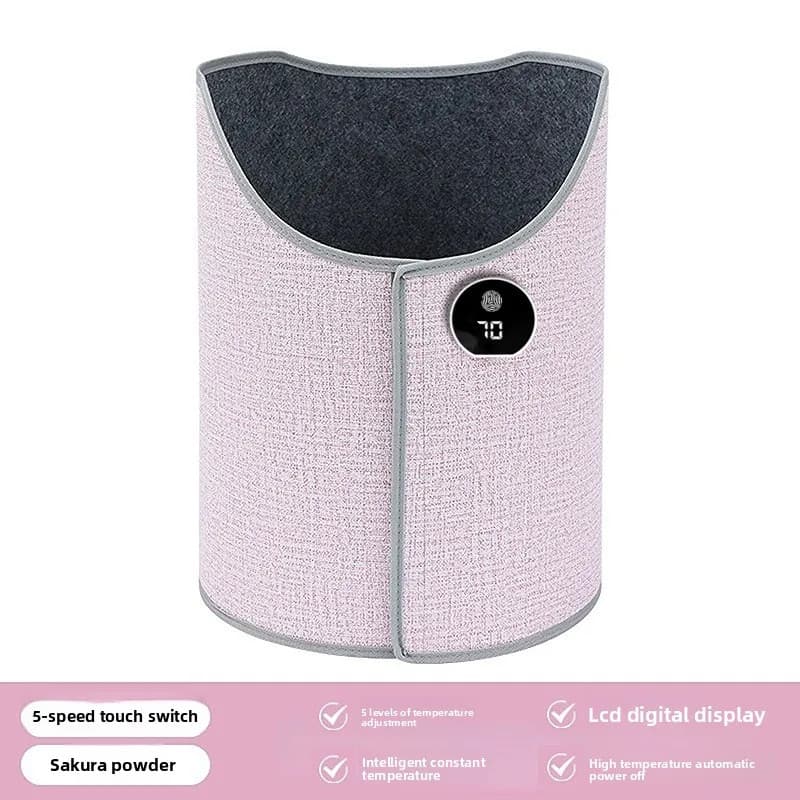 Electric Foot Heater Under Desk Silent Foldable Leg Warmer Thermostat