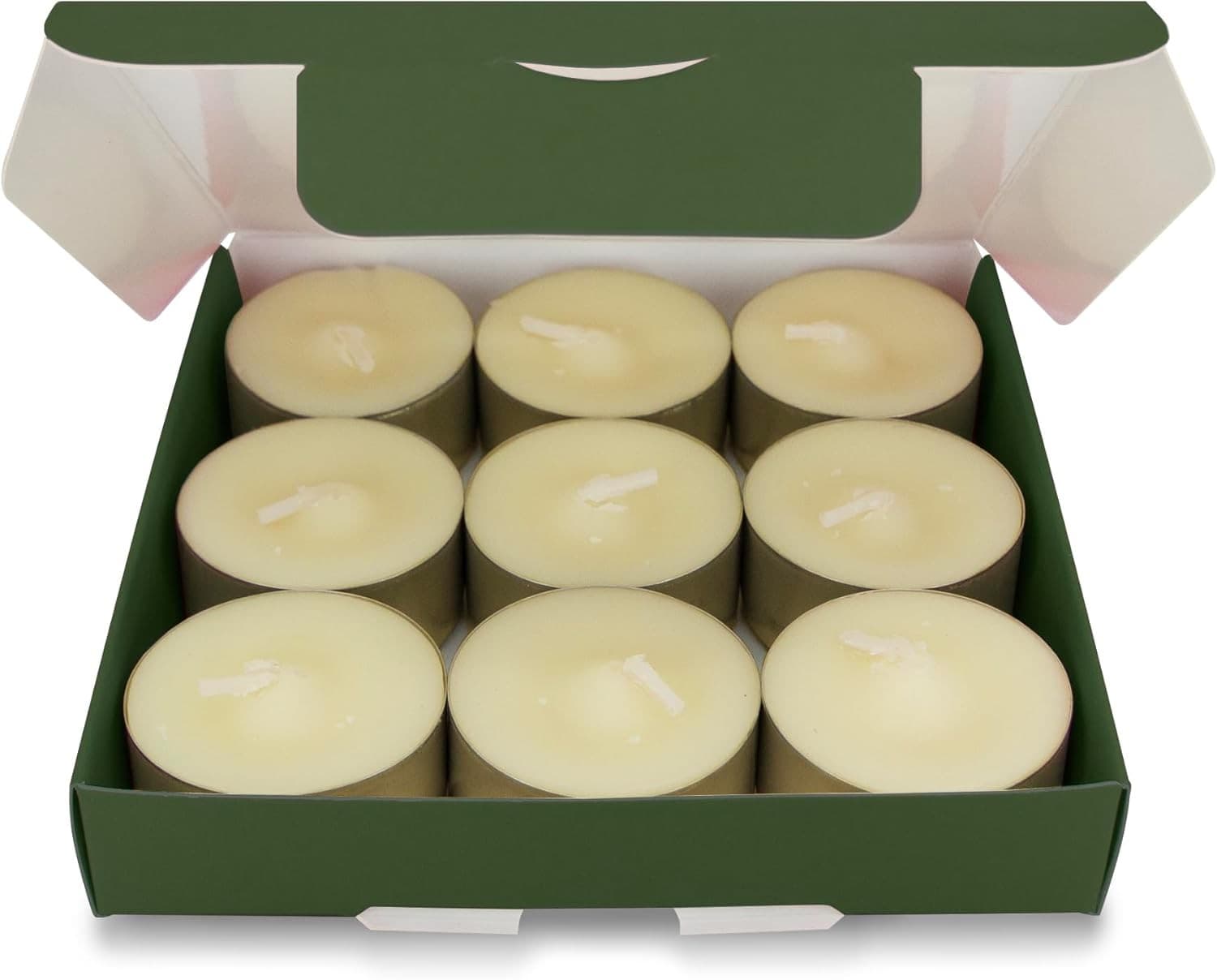 Wild Ethos Scented Tea Lights - Natural Wax - Long Lasting and Blended Natural Es view 2