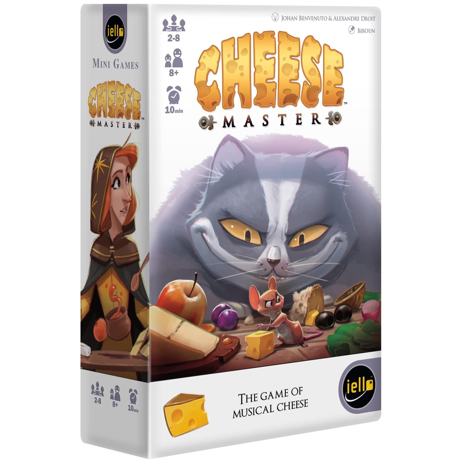 Iello   Cheese Master   Card Game   Ages 8+   2-8 Players   10 Minutes Playing T