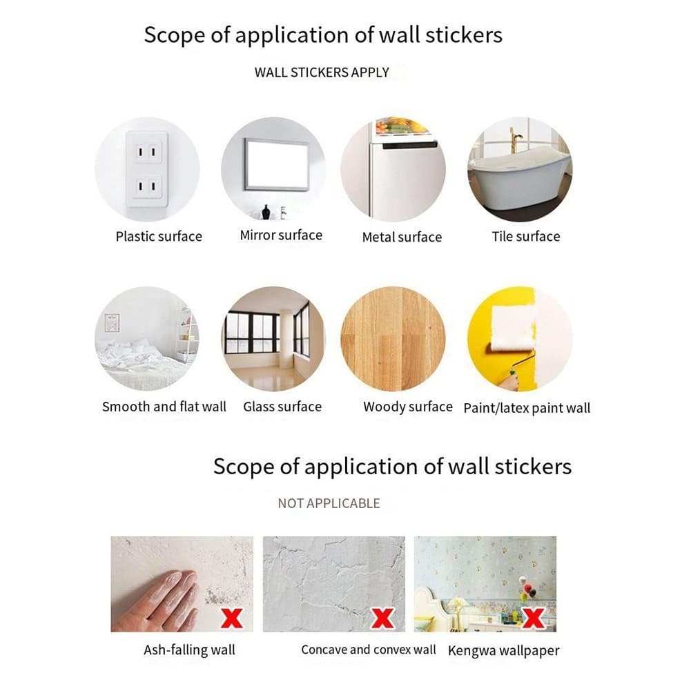 3D Toothbrush Wall Sticker Pink PVC Cartoon Style for Bathroom Wall Art