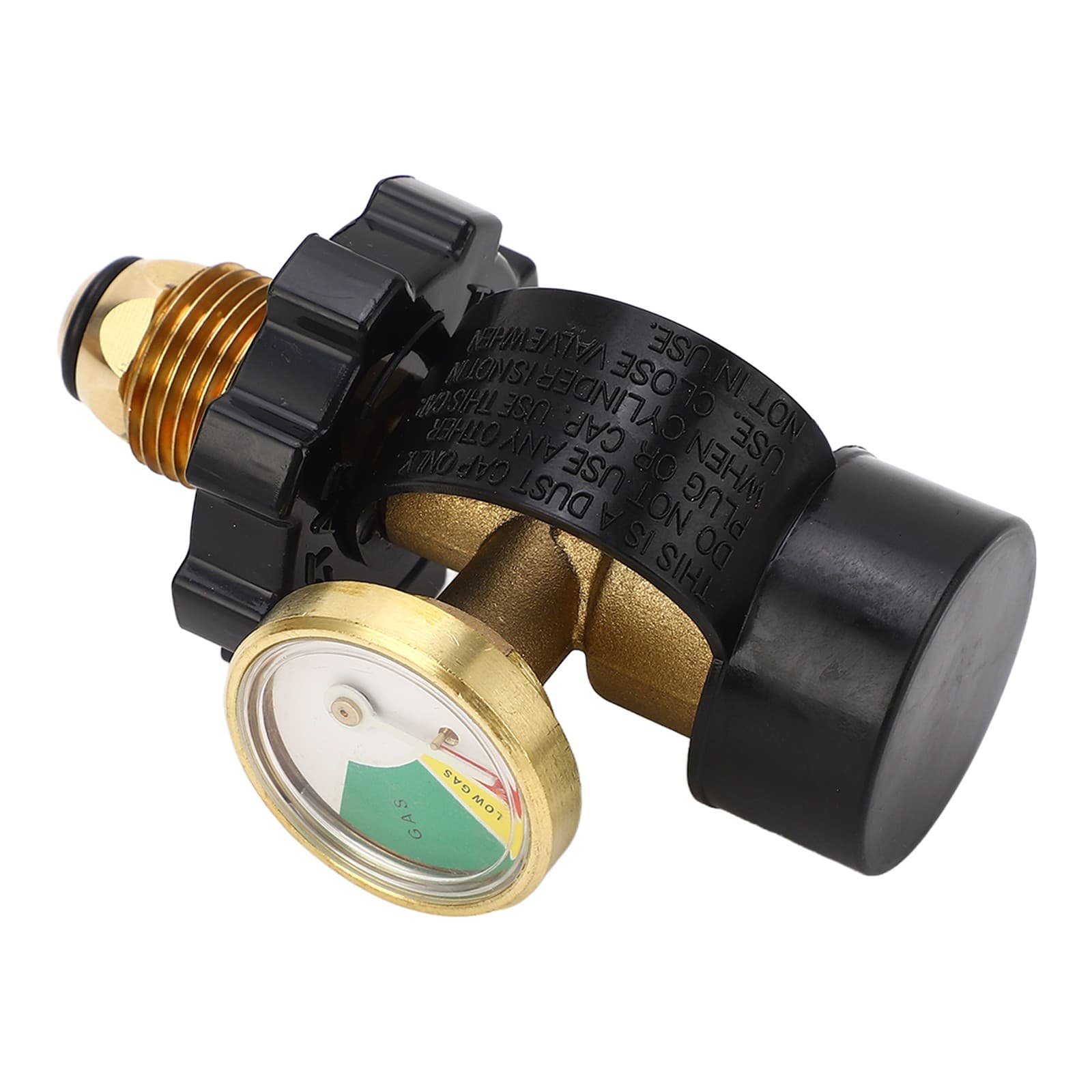 Gas Tank Pressure Gauge1 Converts 5‑100lb Gas Cylinder Interface Pressure Meter❀