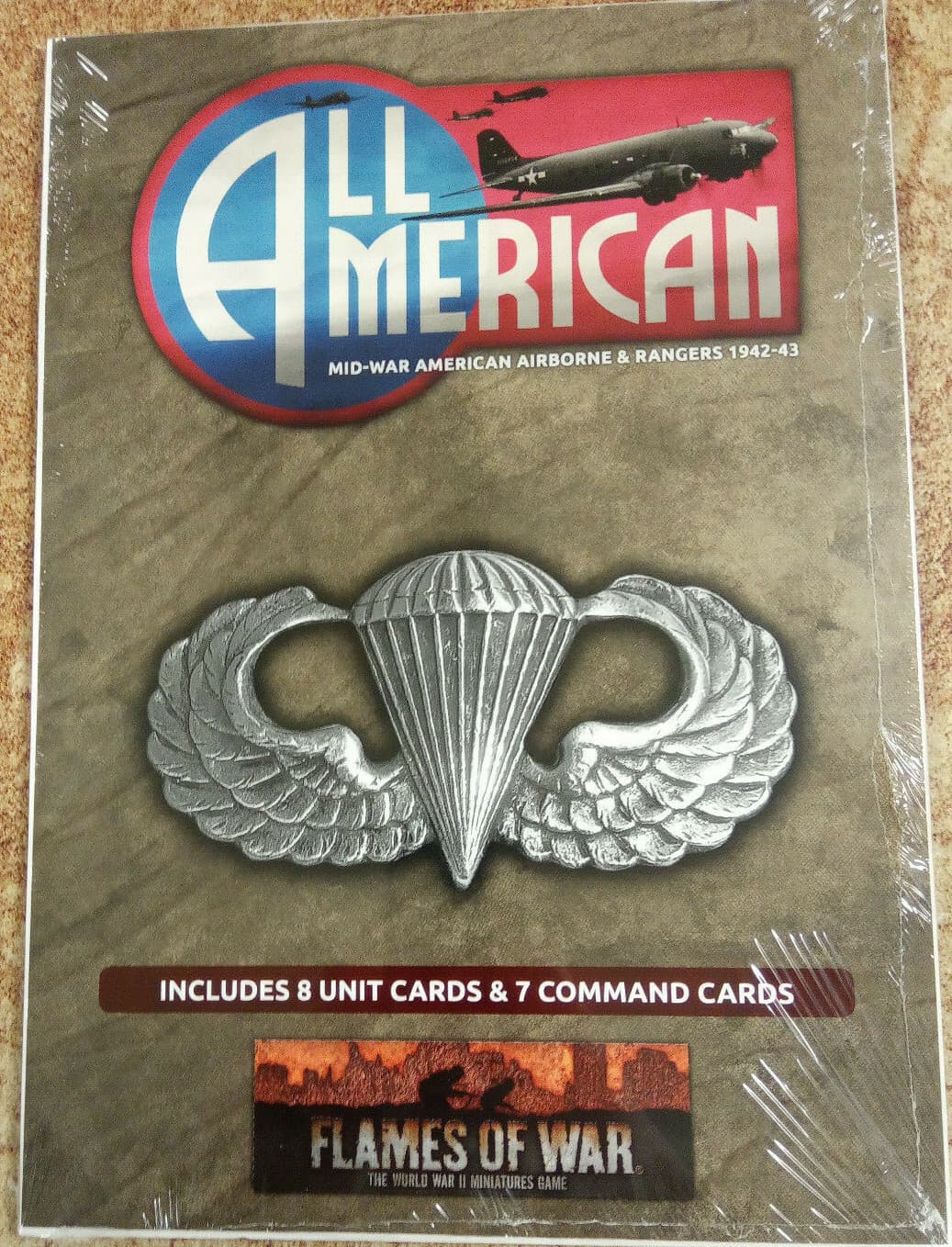 FLAMES OF WAR ALL AMERICAN MID WAR AMERICAN AIRBORNE and RANGERS GUIDE - NEW