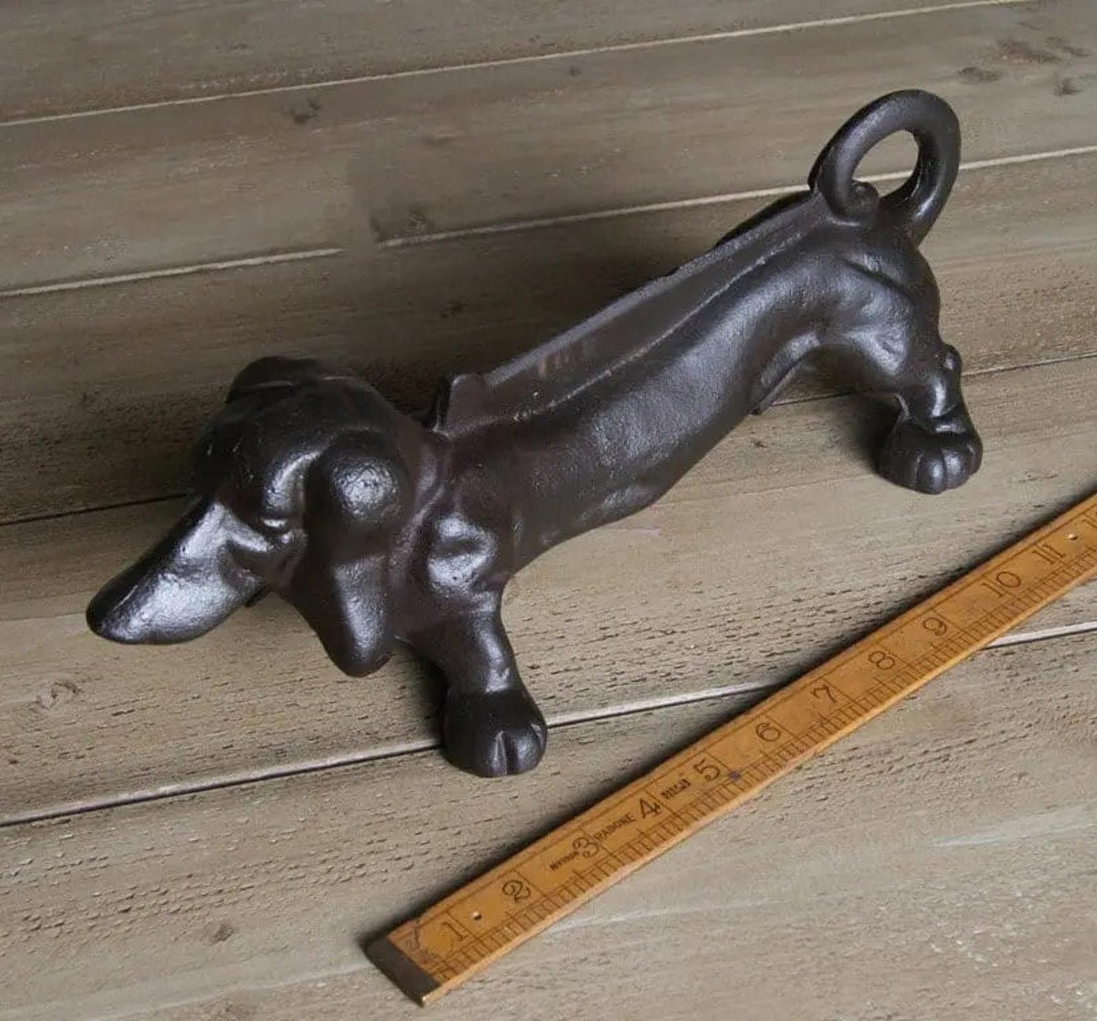Forêt Industrial Rustic Hand Forged Dog Puppy Dachshund Boot Scraper