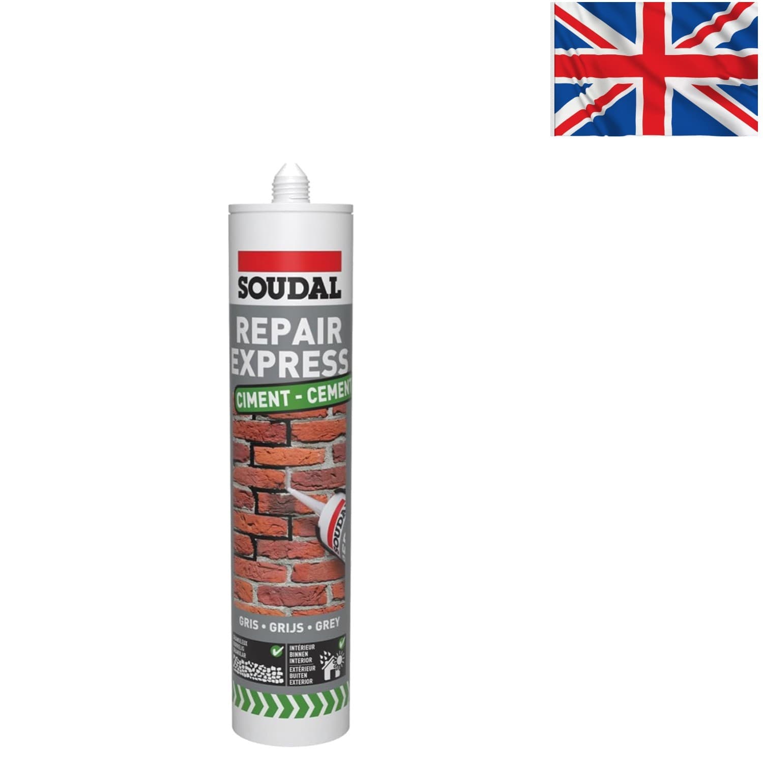 300ml Textured Grey Repair Cement - Quick Waterproof Filling for Cracks