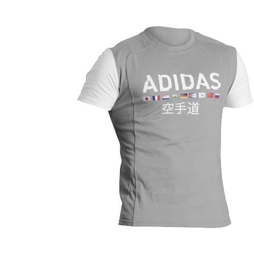 Adidas Slim Fit Martial Arts T-Shirt Karate Judo Training Tee XS-XXL