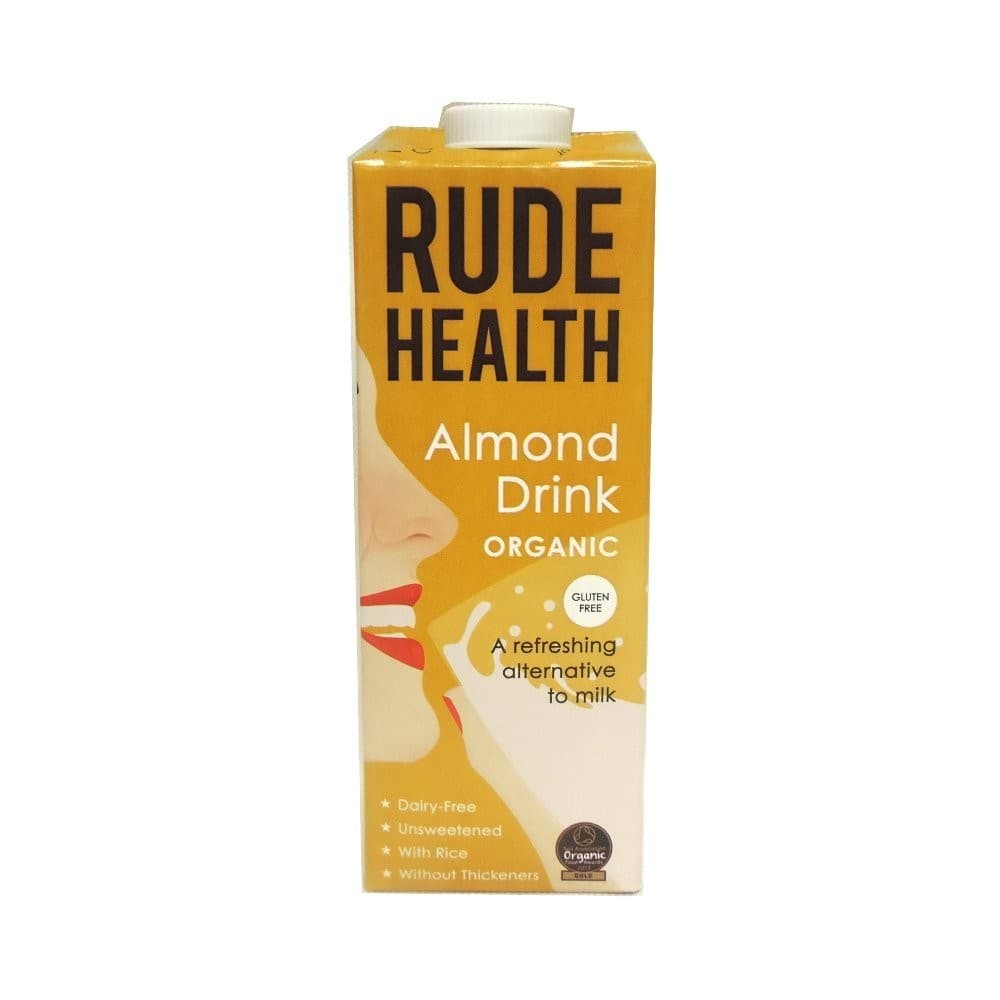 Rude Health Organic Non-Dairy Almond Drink 1L-3 Pack