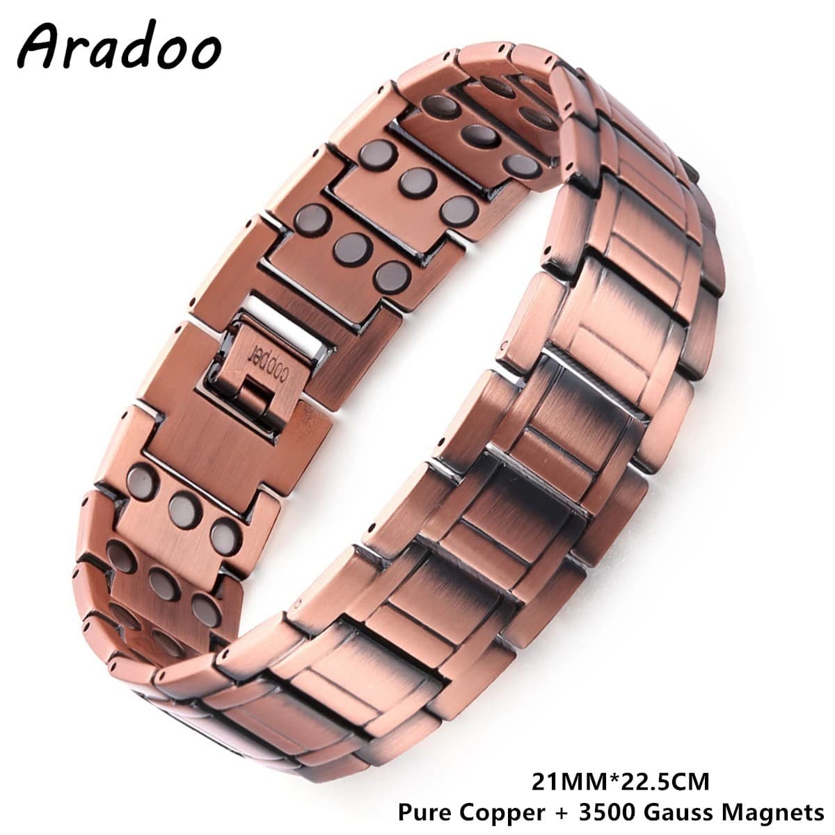 MagnetRX 3x Strength Titanium Magnetic Therapy Bracelet for Men UK