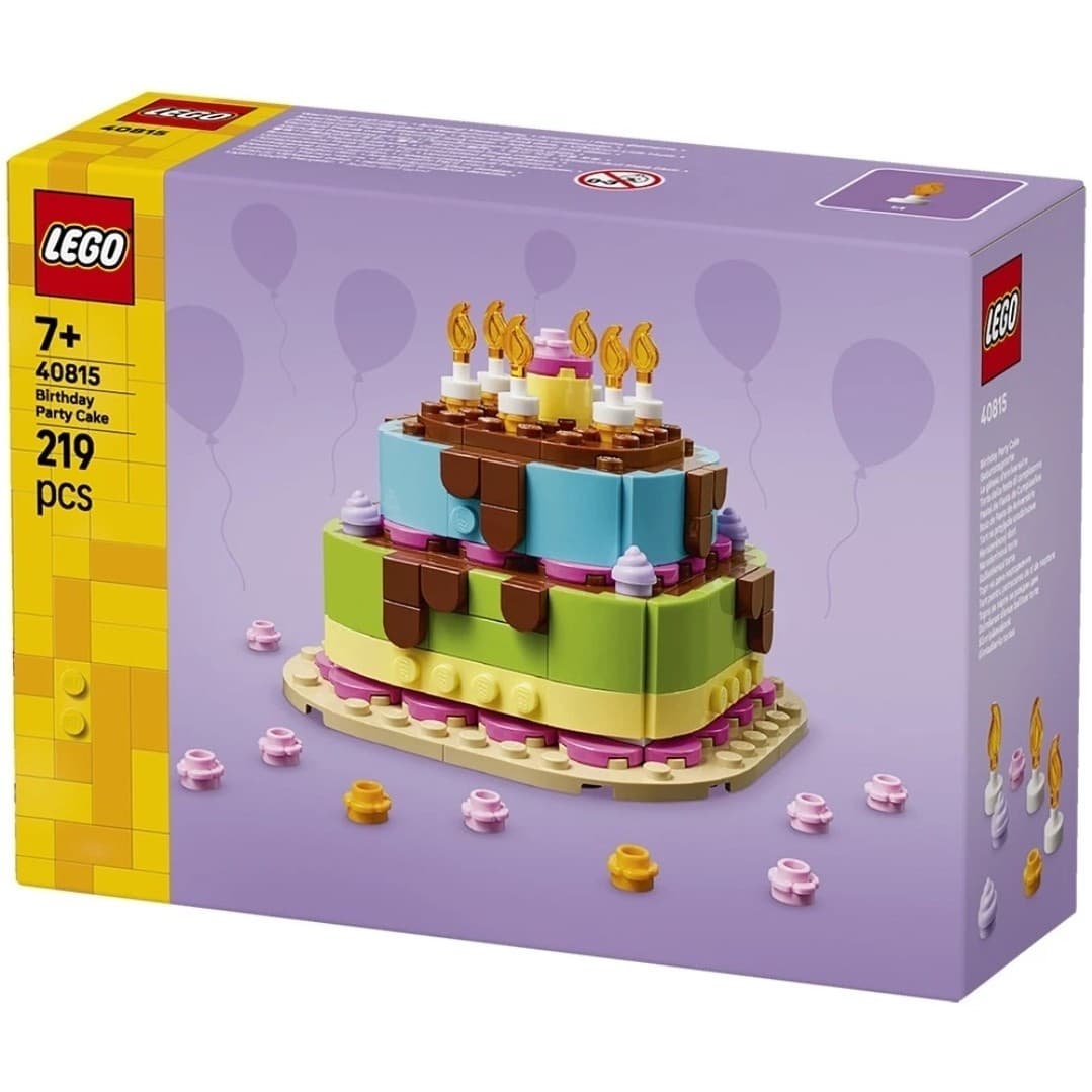 LEGO Birthday Party Cake Set 40815 Buildable Celebration Gift