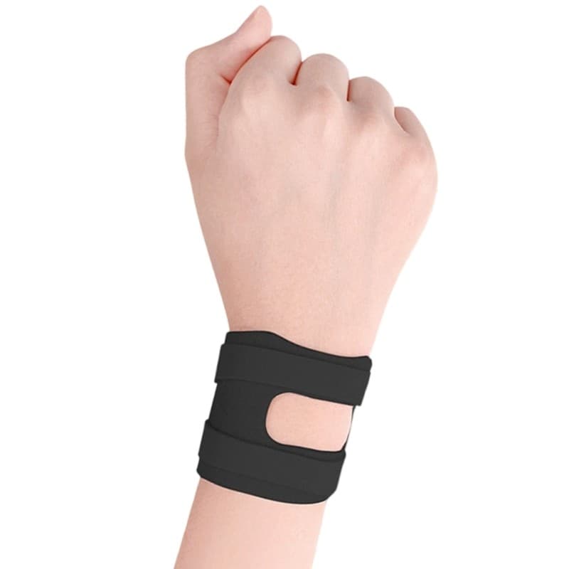 Adjustable Wrist Stabilizers Strap Fabric Texture for Exercise and Typing