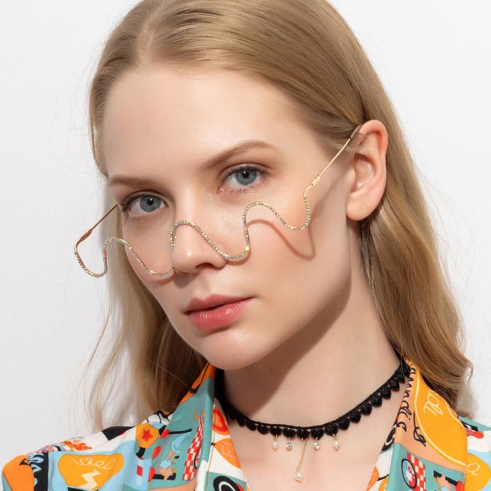 Women Eyewear Eyeglass Frame Mens Frames Eyeglasses No Lens Decor